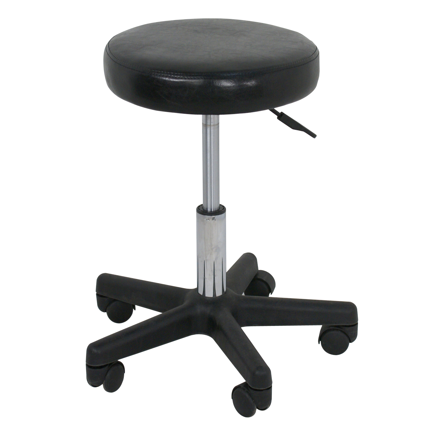 2PCS Adjustable Hydraulic Rolling Salon Stool Tattoo Massage Facial Spa Chair