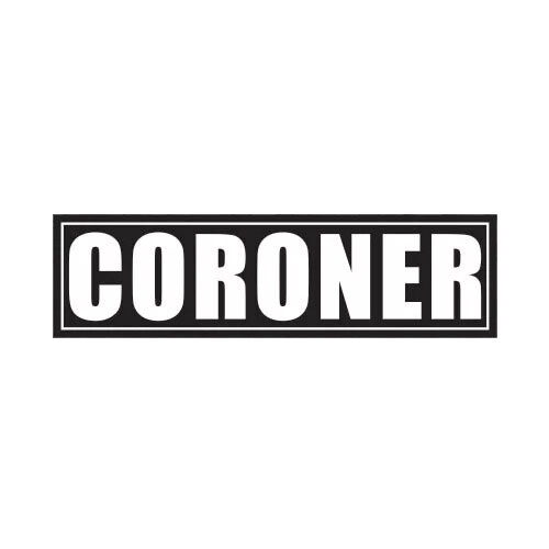 Coroner Sticker Decal