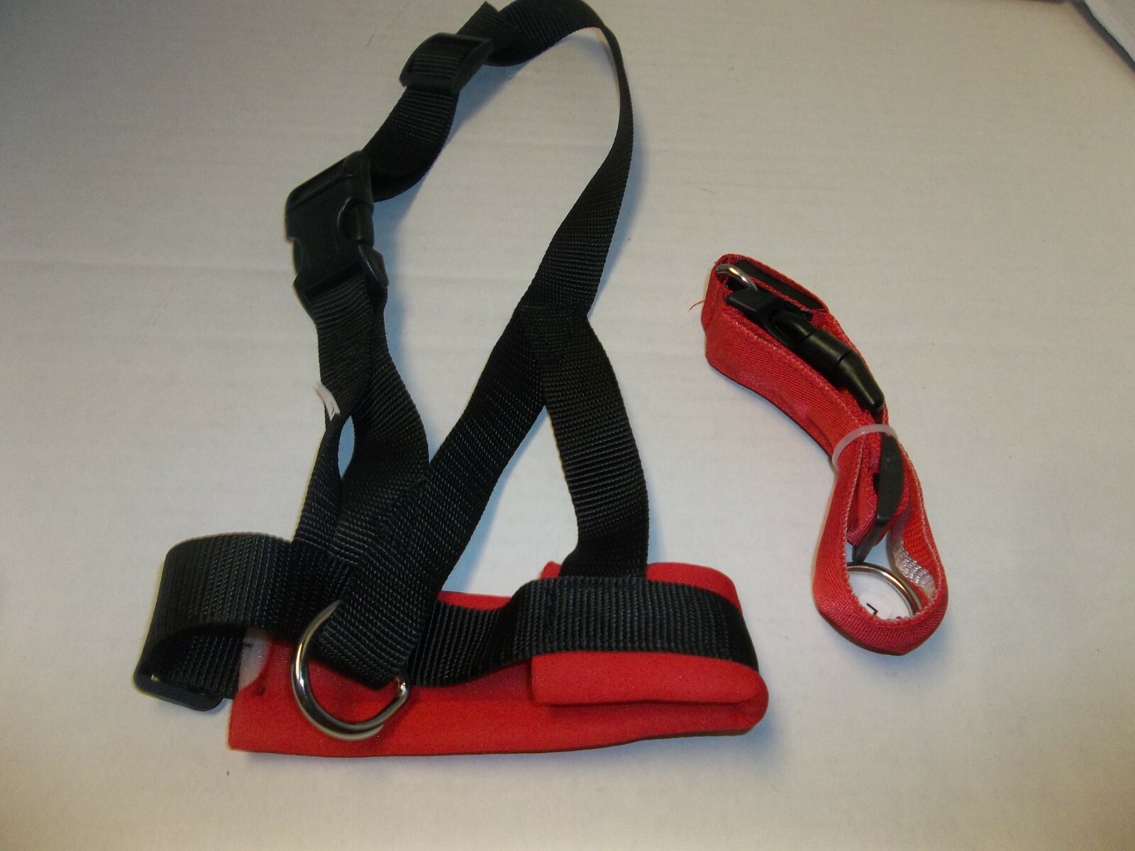 Lepark Dog Muzzle with Fabric XL (Red) Antibiting Chewing  Adjustable Neck