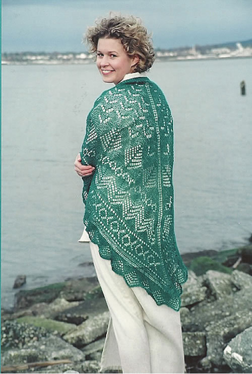 Fiber Trends S2000 Pacific Northwest Shawl pattern