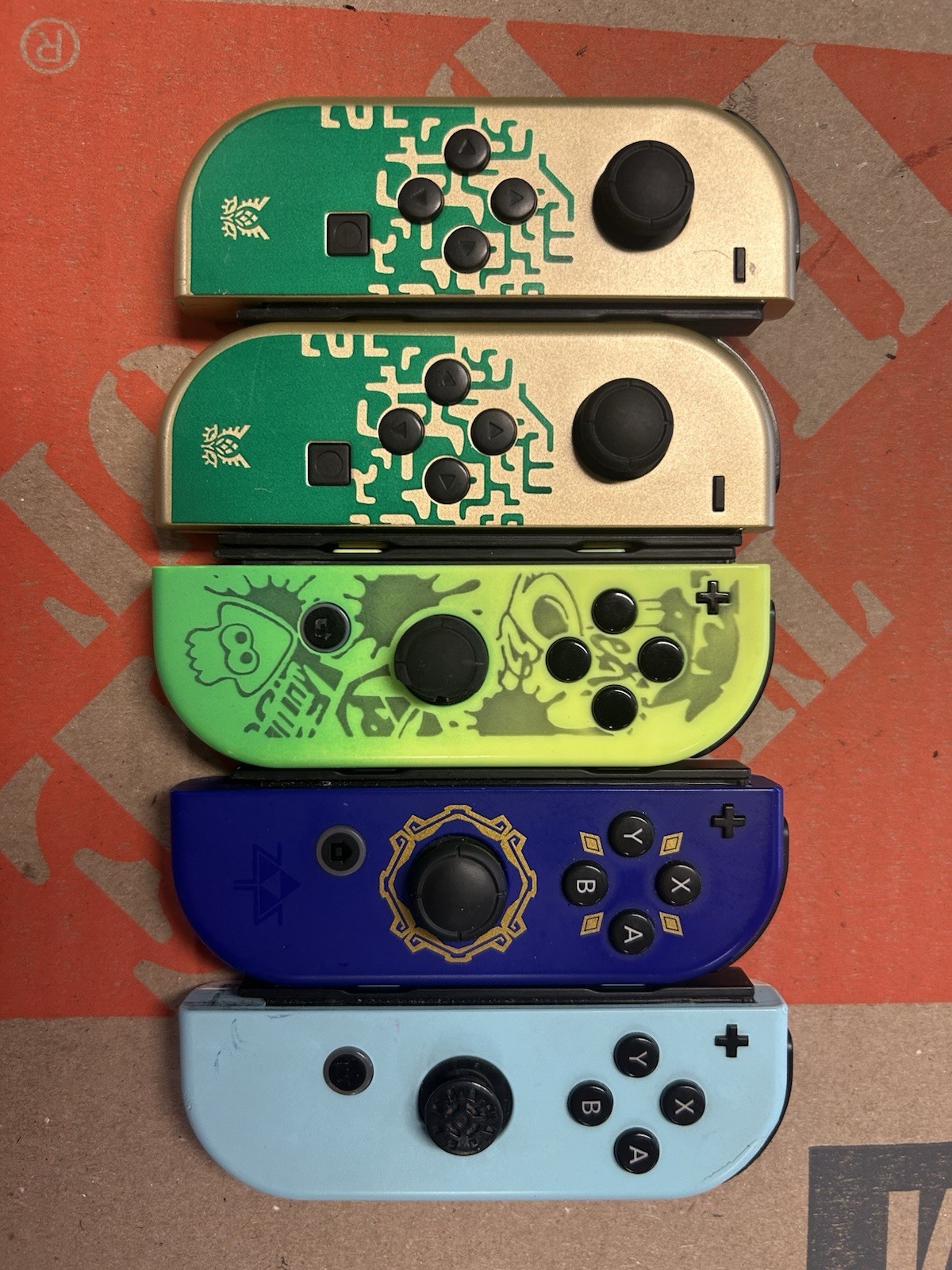 (5) Nintendo Switch Joycon Special Edition Zelda More LOT PARTS REPAIR BROKEN