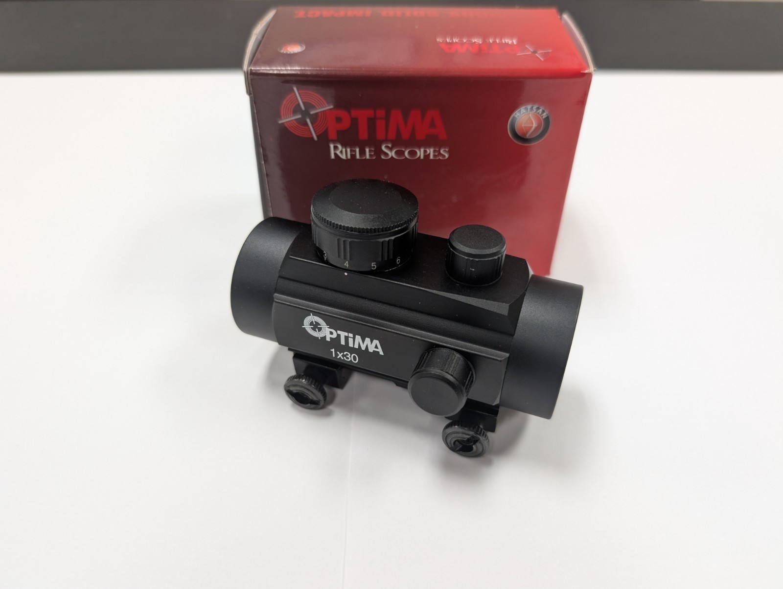 Hatsan Optima 1x30 Red Dot Sight HA90529 1x30mm Weaver/Picatinny Rifle Optic