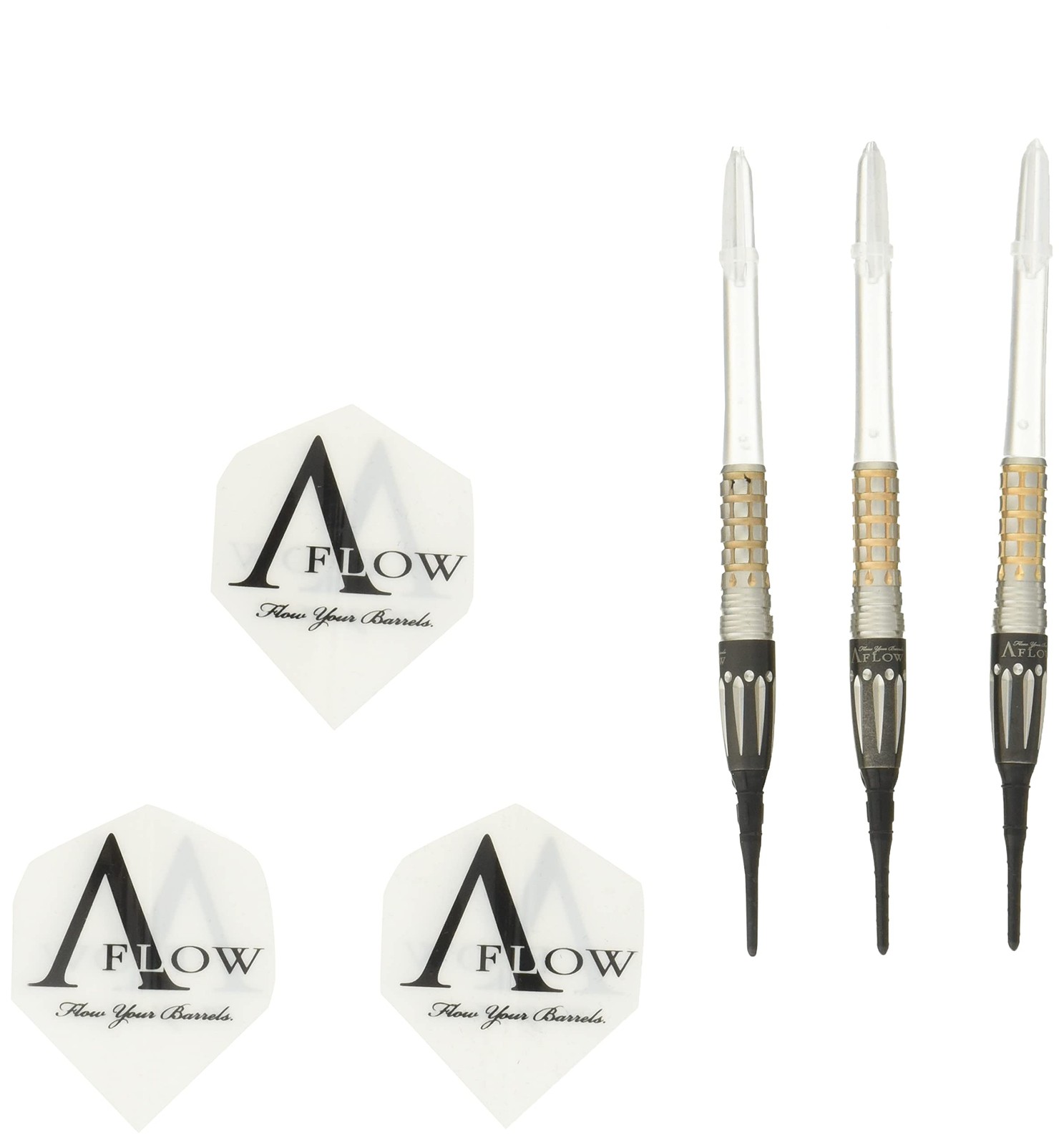 Dynasty Aflow Crystal Line Forley Barrel Soft Dart