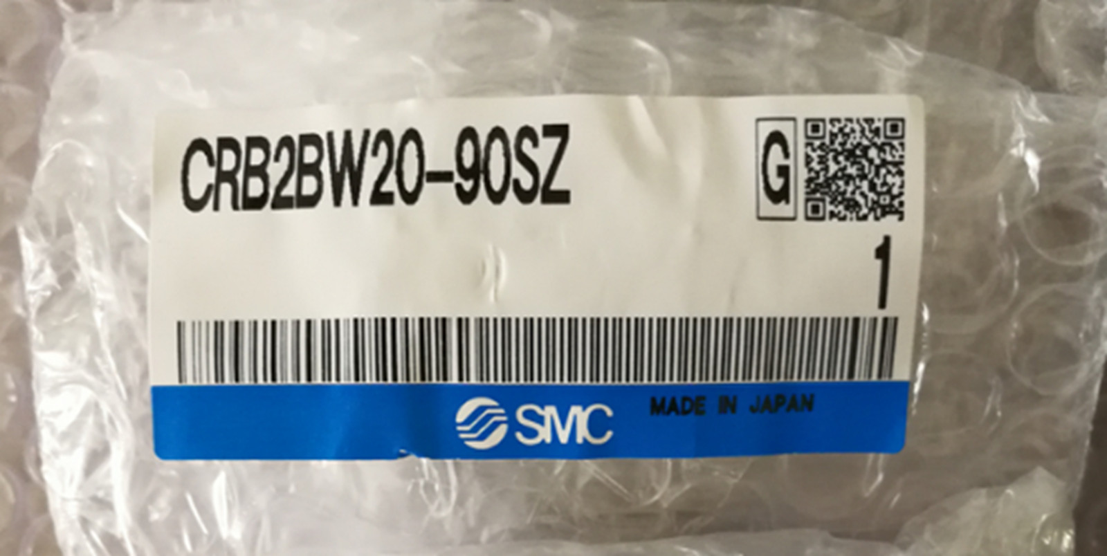 SMC CRB2BW20-90SZ Rotary Actuator Direct Mounting 90 dbl Shaft w/ Angle Adjustor
