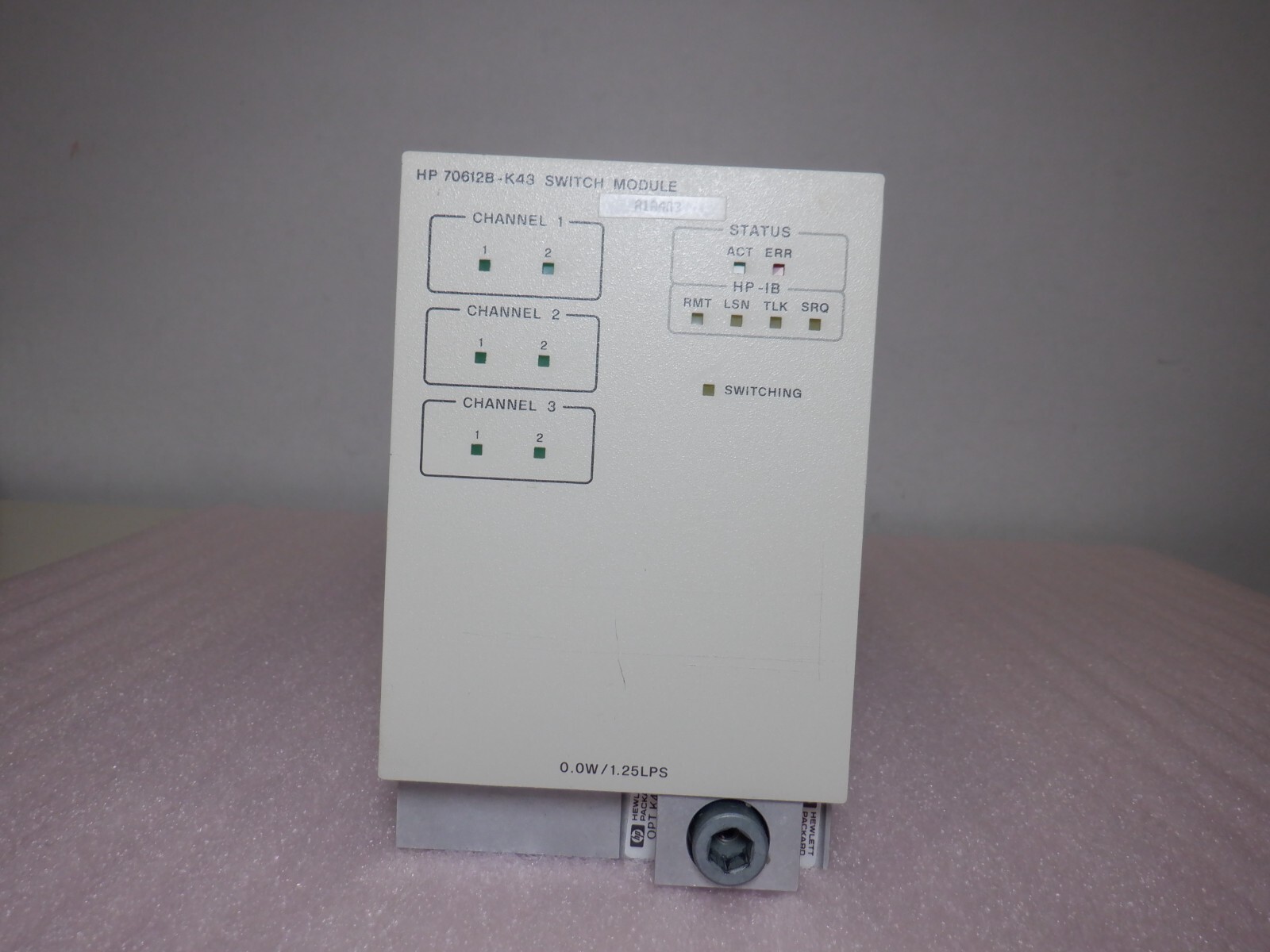 HP 70612B-K43 SWITCH MODULE