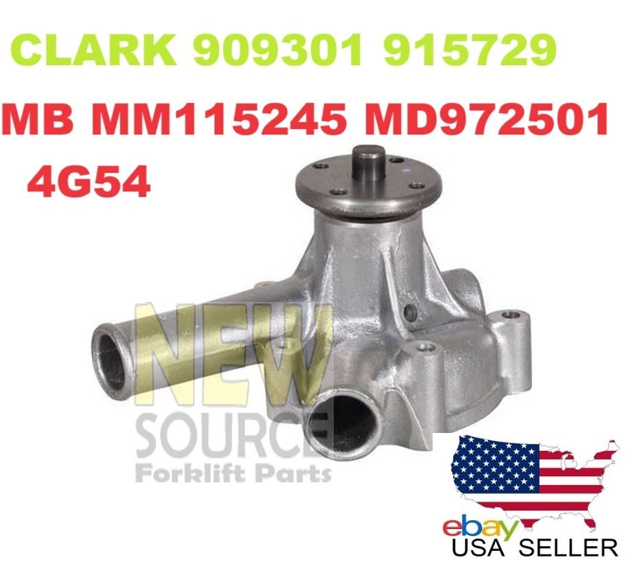 909301 CLARK WATER PUMP 915729 918857 MITSUBISHI 4G54 MM115245 MD972501 BA049