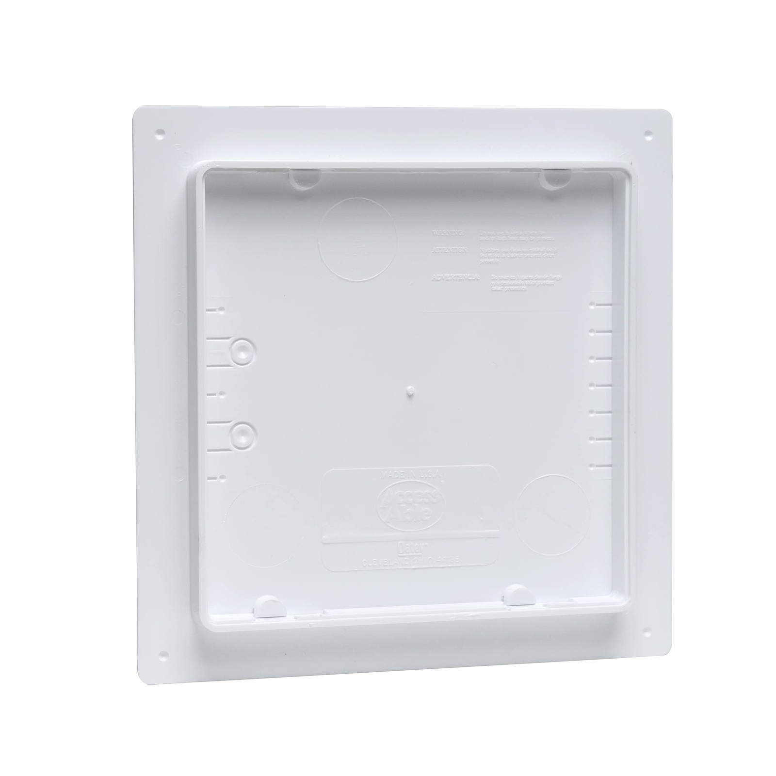 Oatey 8x8 Inch White Access Panel for Plumbing Electrical Utility Access