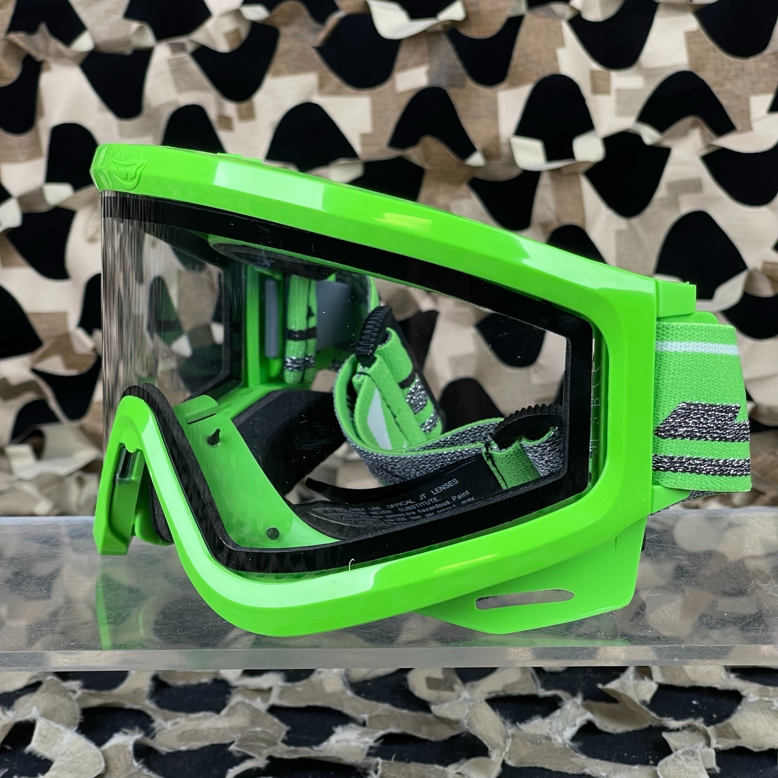 NEW JT ProFlex QLS Goggle Frame w/ Lens & Strap - Lime