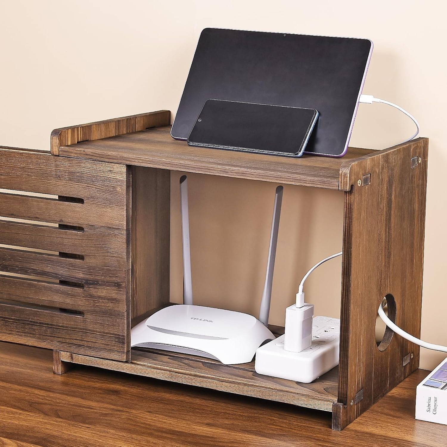 Router Shelf Projector Shelf Projector Stand Router Storage Box Modem Cable R...