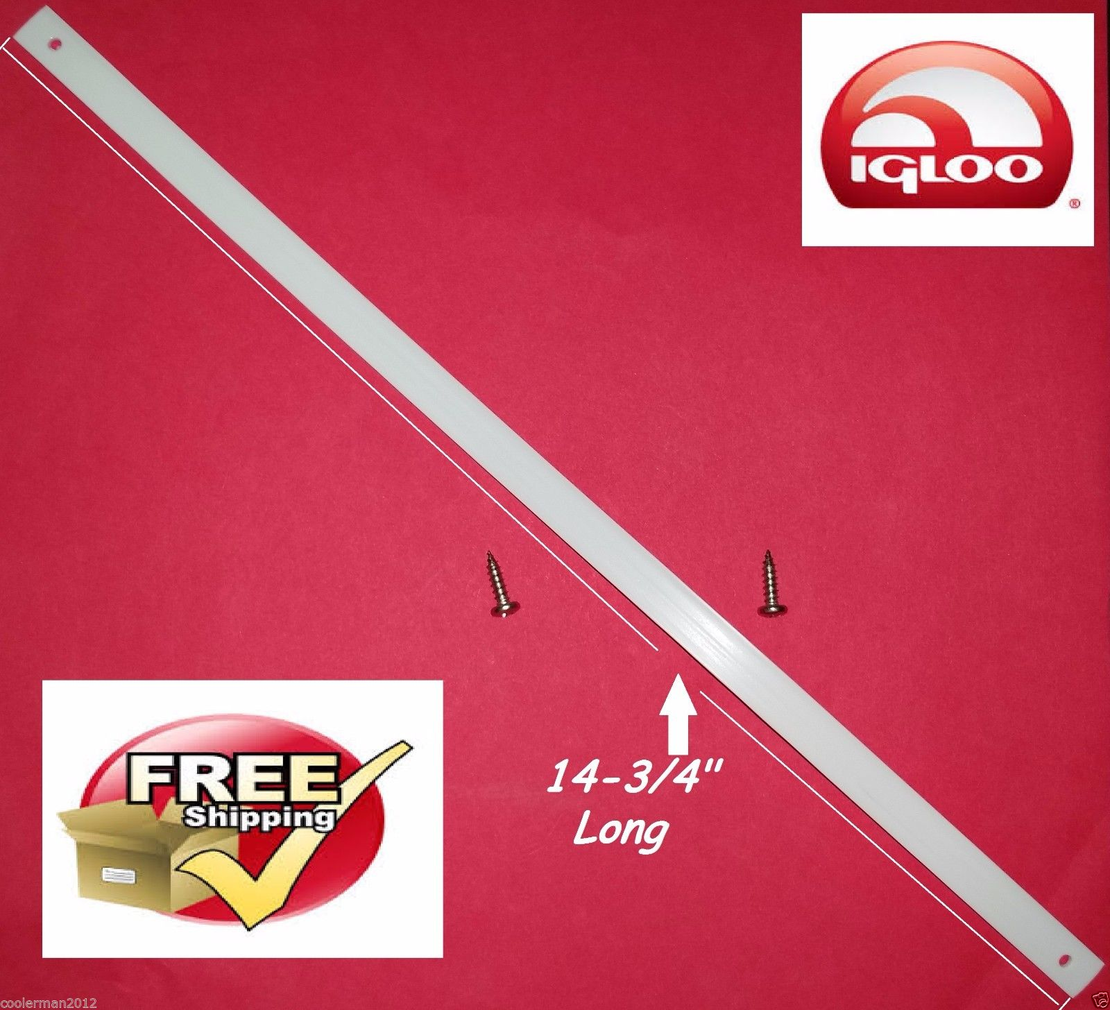 IGLOO COOLER PARTS HINGE LATCH DRAIN PLUG LID STRAP CAP HANDLE STAINLESS STEEL