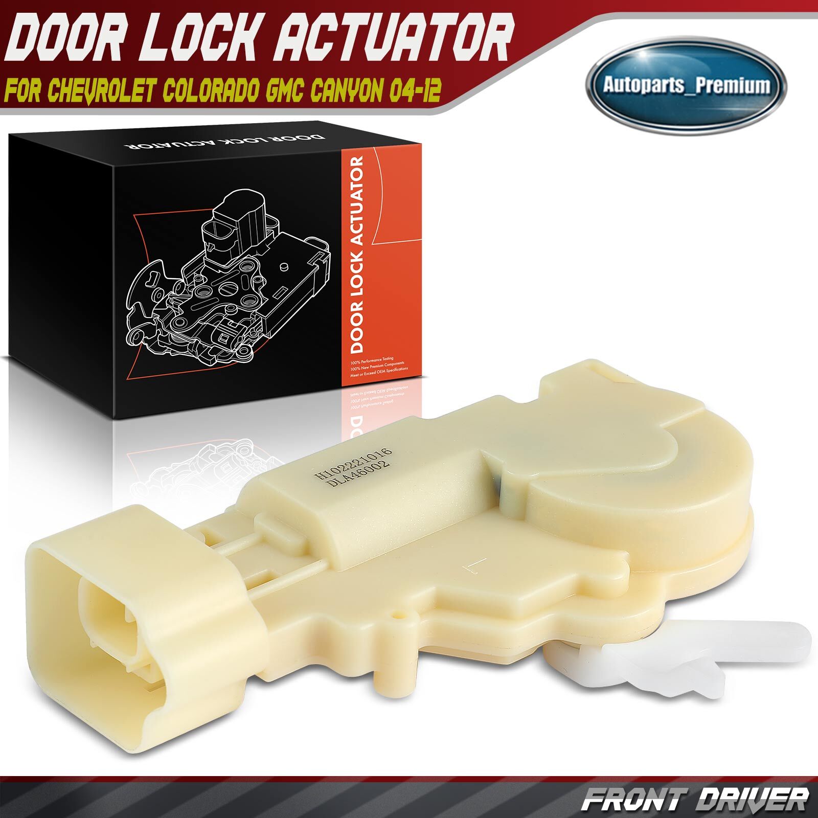 Front Left Driver Door Lock Actuator for Chevrolet Colorado GMC Canyon 2004-2012