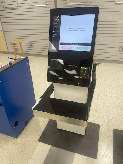 Diebold Nixdorf Beetle Self Checkout Kiosk POS