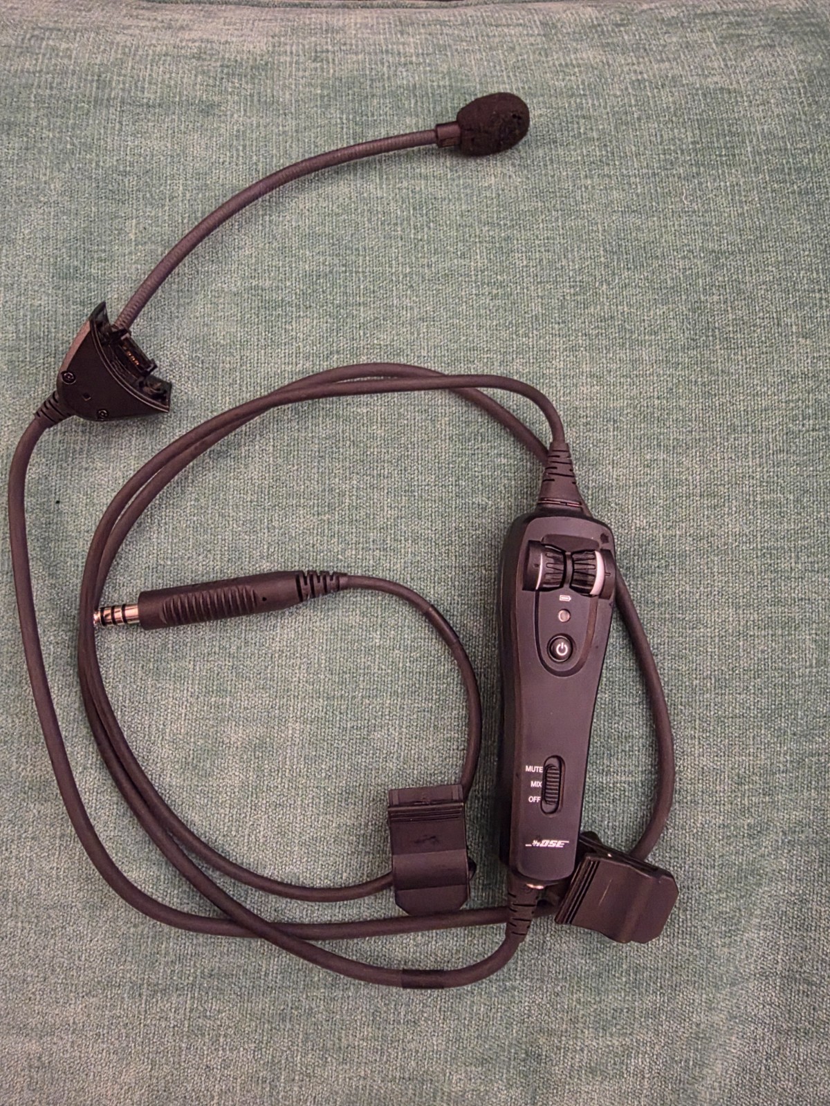 Bose A20 Helicopter Control Module Single U174 Plug NO Bluetooth-Used Once Only!