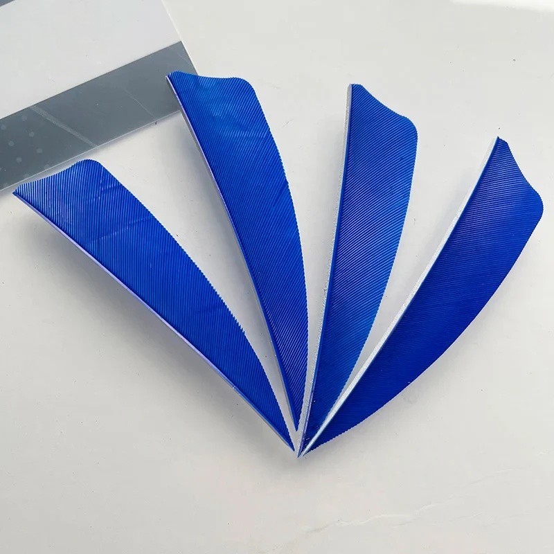 50pcs 3" 4" 5" Shield One Side   RW Fletch Arrow Feathers Accessories