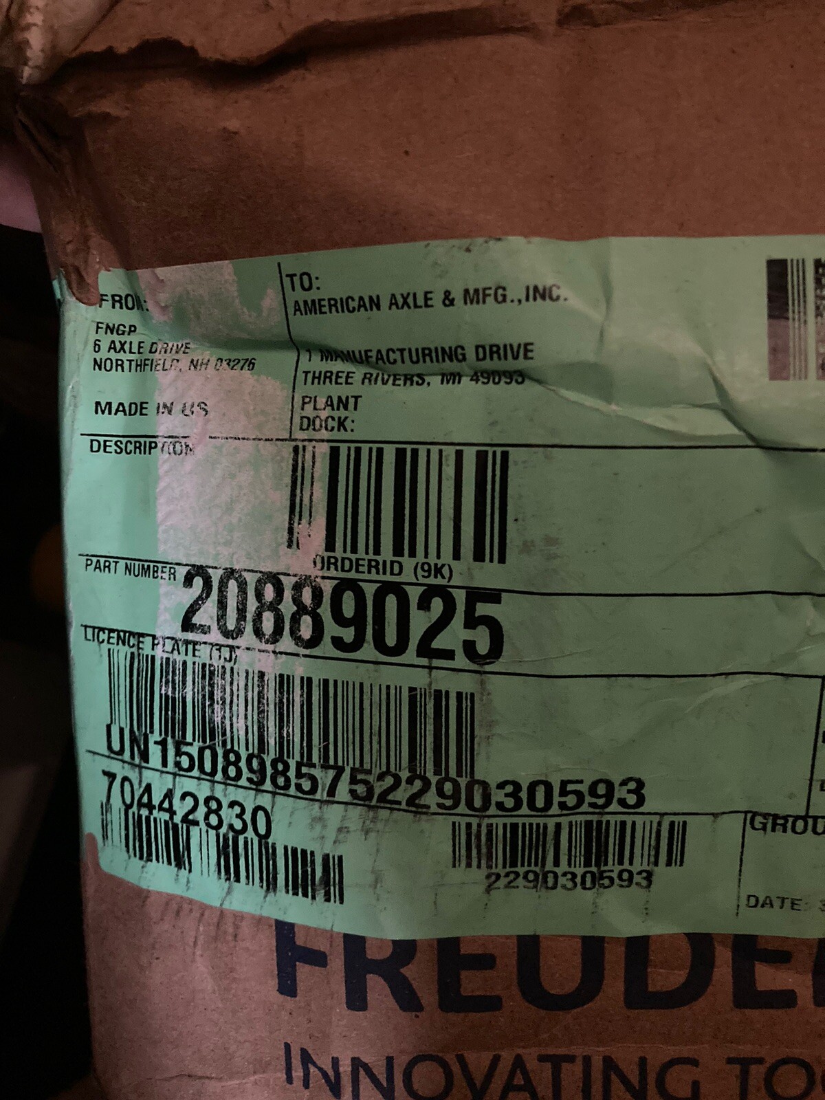 OEM GM Wheel Seal 20889025 New