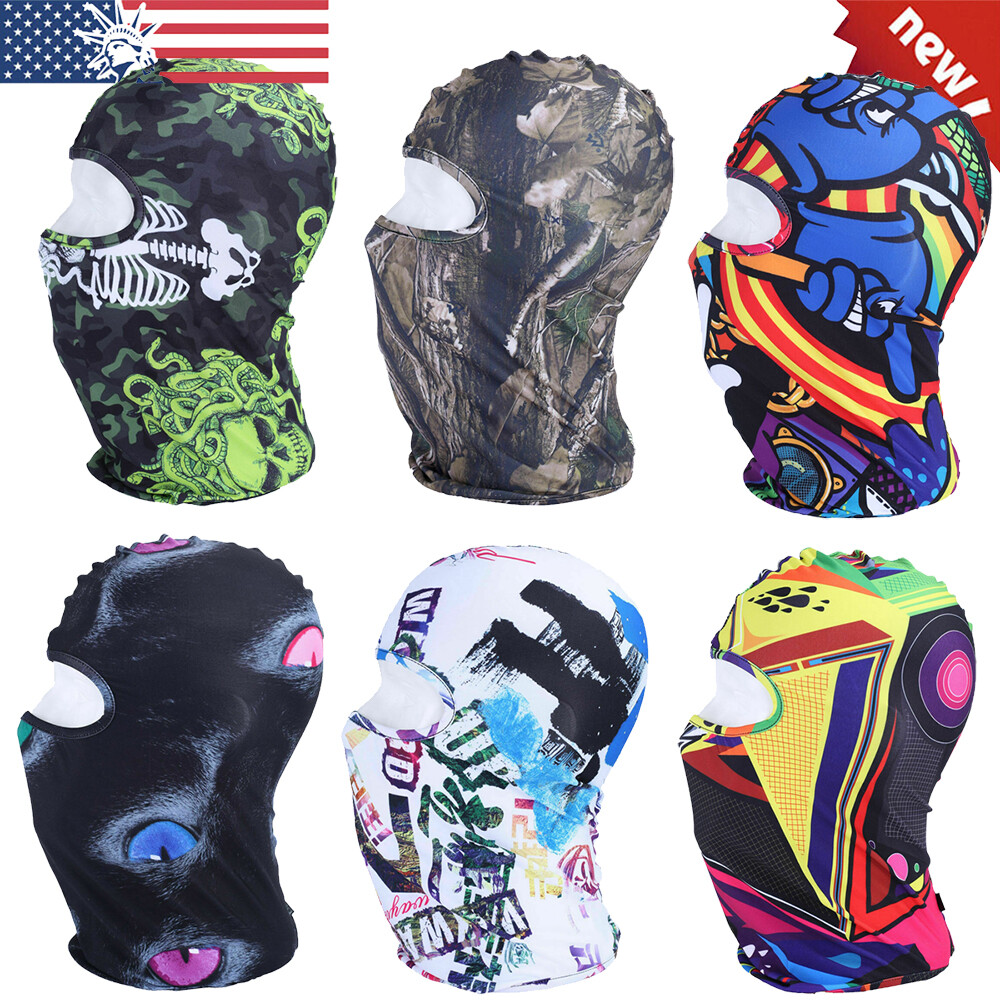 Balaclava Full Face Mask for Men Women UV Protection Ski Sun Hood Tactical Masks