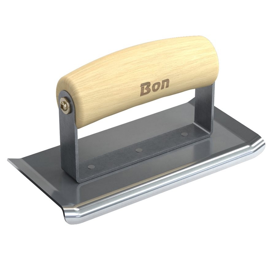 Bon 12-469 Curved End Edger - Stainless Steel 6-in. X 3-in. - 1/4-in. Radius X