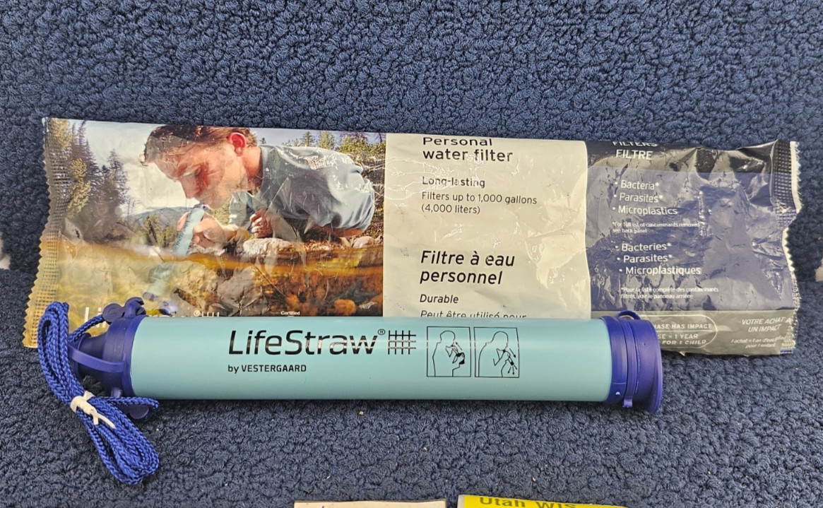 LifeStraw Personal Water Filter, Up To 1000 Gallons For Hiking & Camping