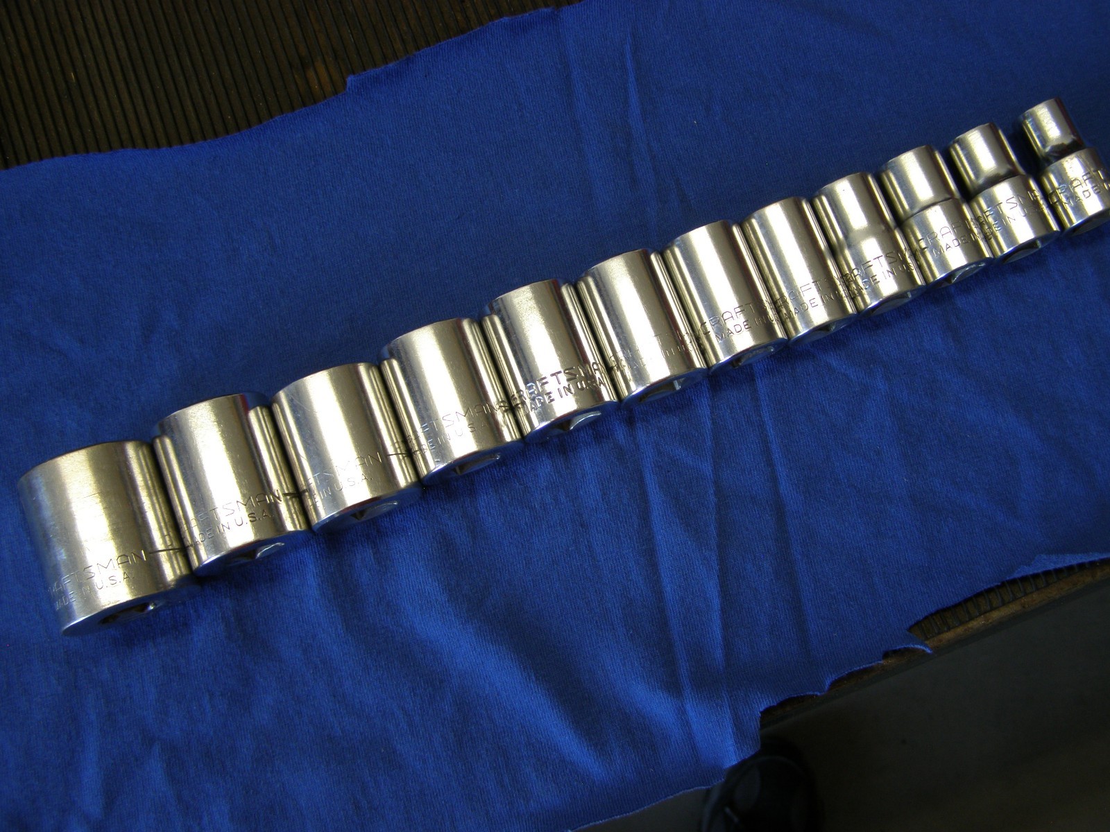 Craftsman 1/2" Drive  SAE  12 Piece  Socket Set USA Made