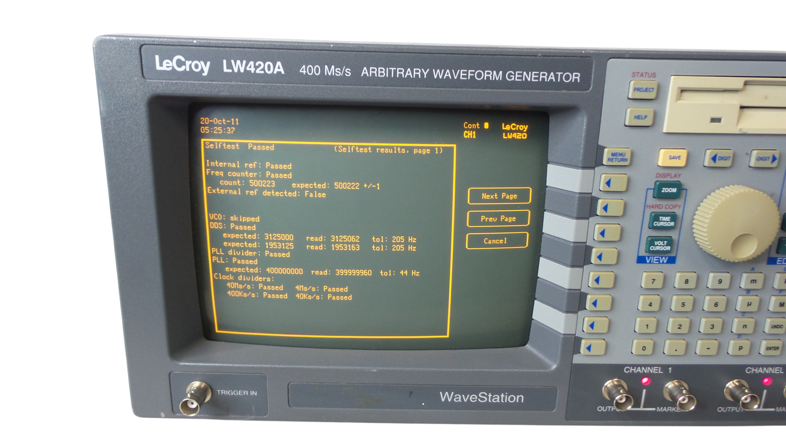 LECROY LW420A 400 Ms/s ARBITRARY WAVEFORM GENERATOR - Free Shipping