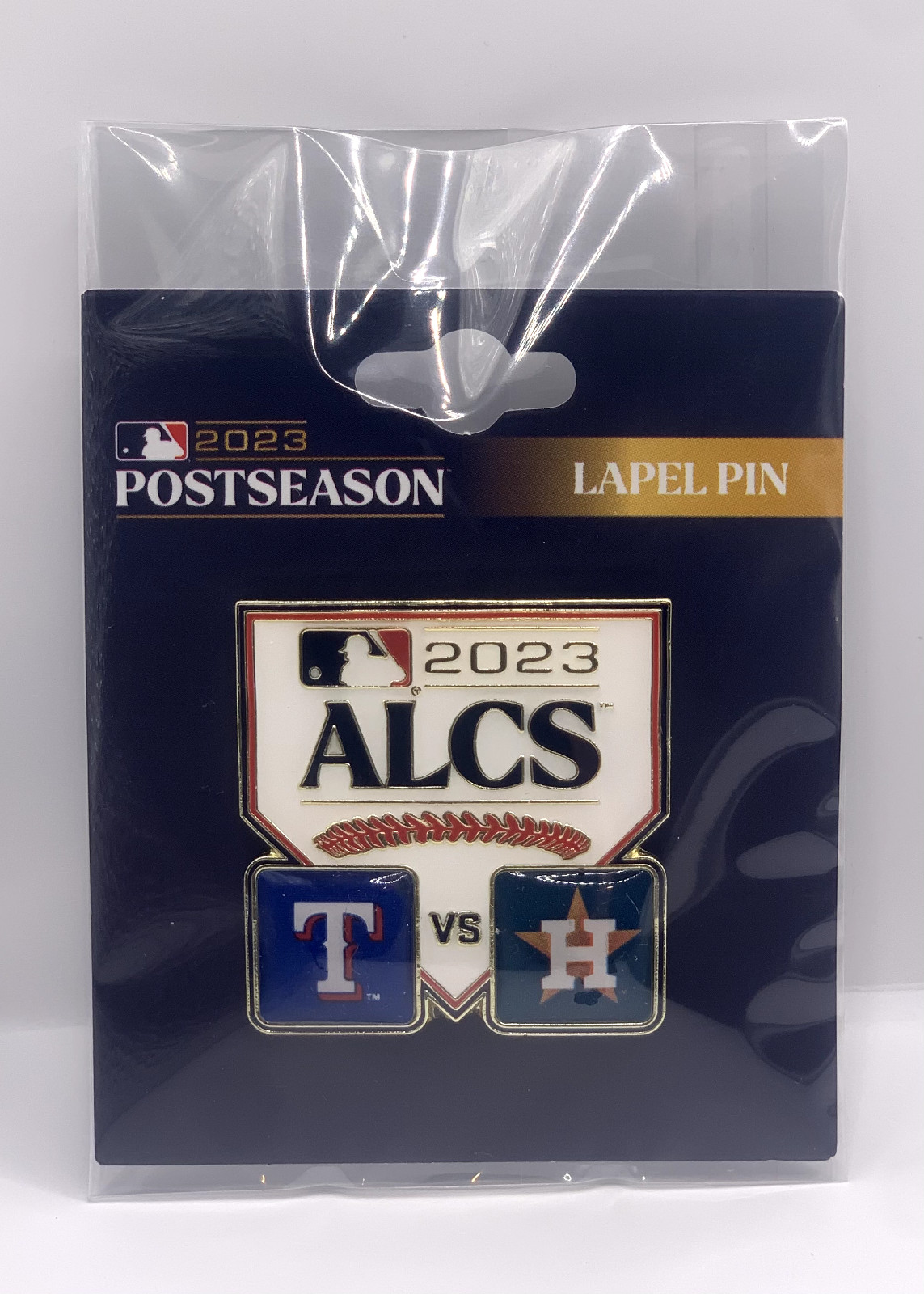 2023 ALCS - HOUSTON ASTROS vs. TEXAS RANGERS Collector Official MLB Lapel Pin 🔥
