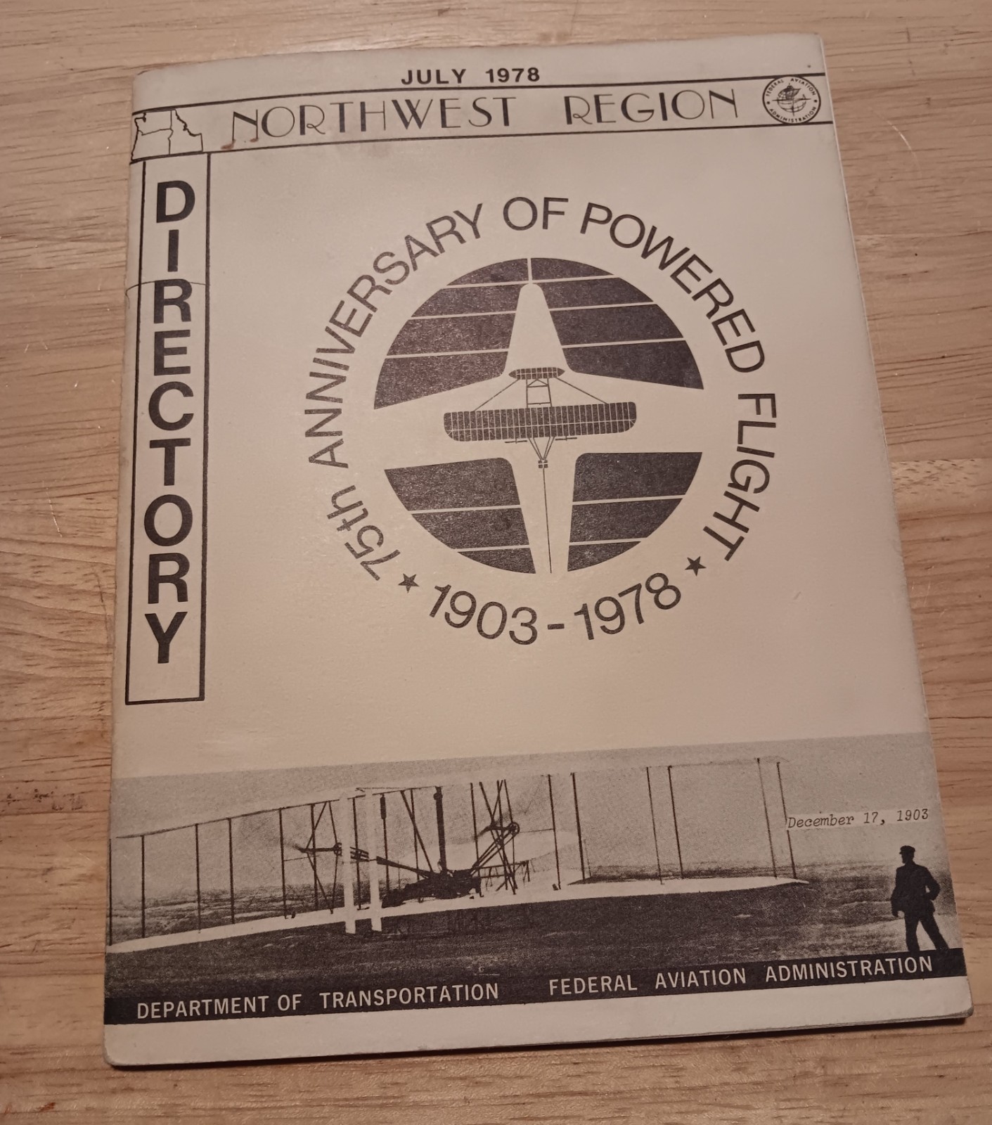 FAA Northwest Region Directory (for employees) July 1978
