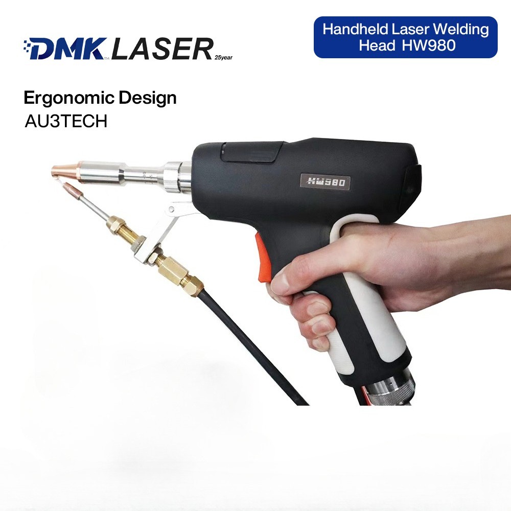 Au3Tech HW980 4in1 Handheld Laser Welding Head 3000W Gun Weld/Cut/Clean System