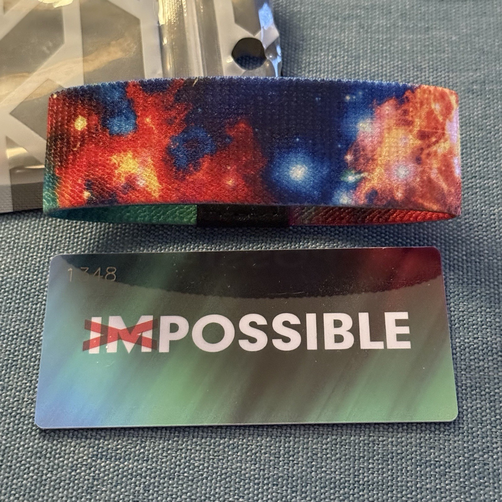 ZOX Strap *IMPOSSIBLE* Sz OS/MEDIUM Wristband with Card - RARE! Please READ