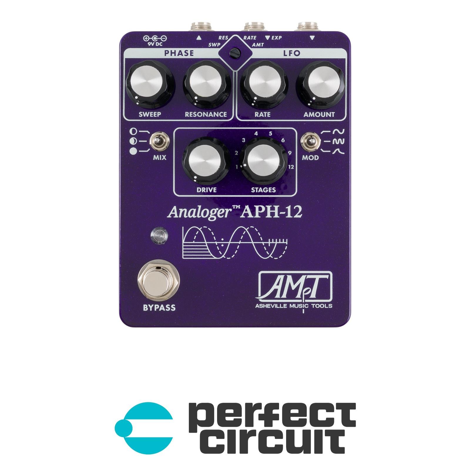 Asheville Music Tools APH-12 12-Stage Phaser Pedal EFFECTS NEW PERFECT CIRCUIT