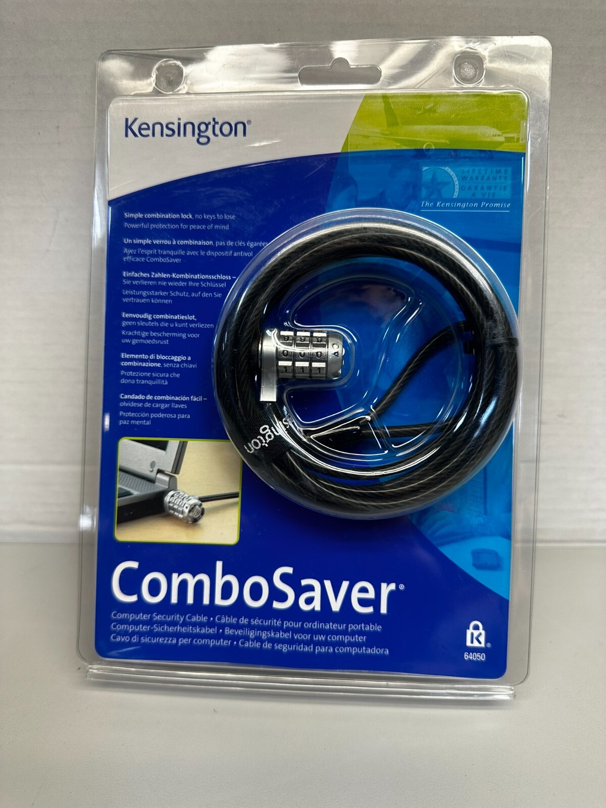 Kensington ComboSaver Computer Security Cable Combination Lock 64050 x4 Lot