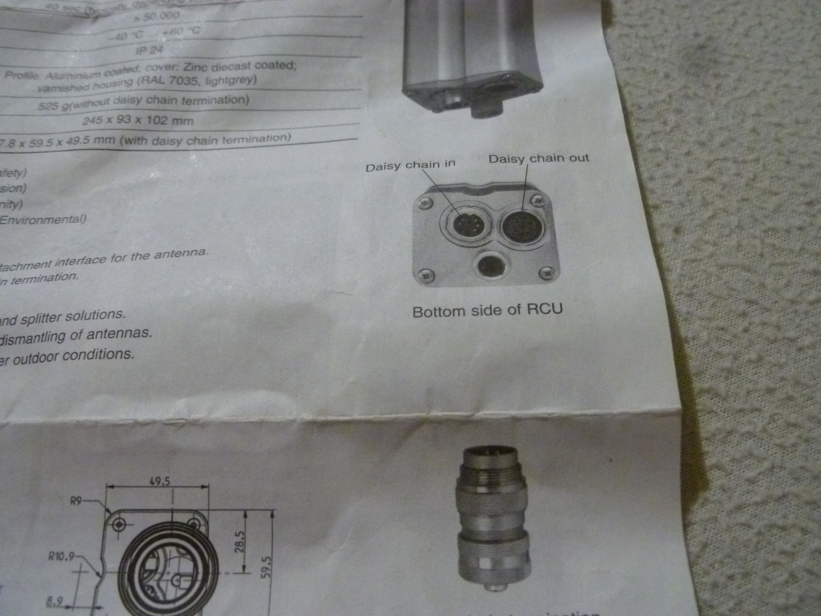 NEW NIB KATHREIN REMOTE CONTROL UNIT RCU 860 10025 BASE STATION ANTENNA 86010025
