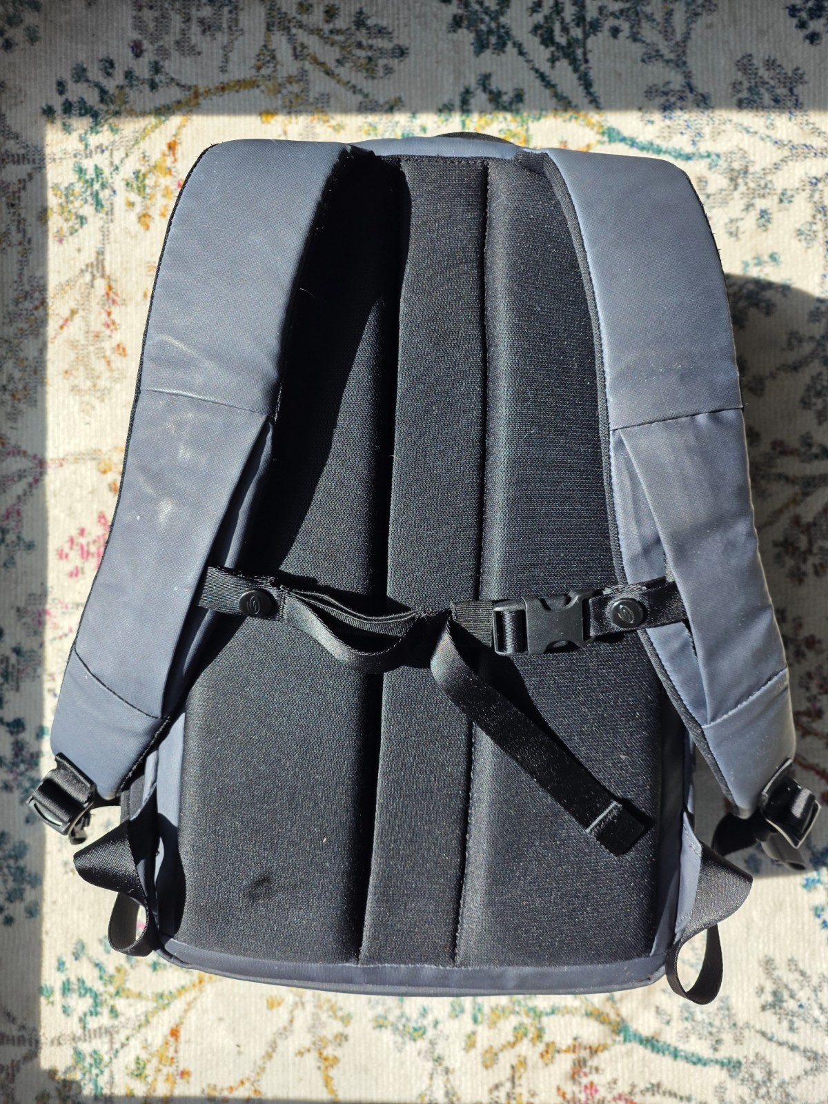 ​Timbuk2 The Division 1849-3 Laptop Backpack Grey Commuter Work Bag Messenger 🎒