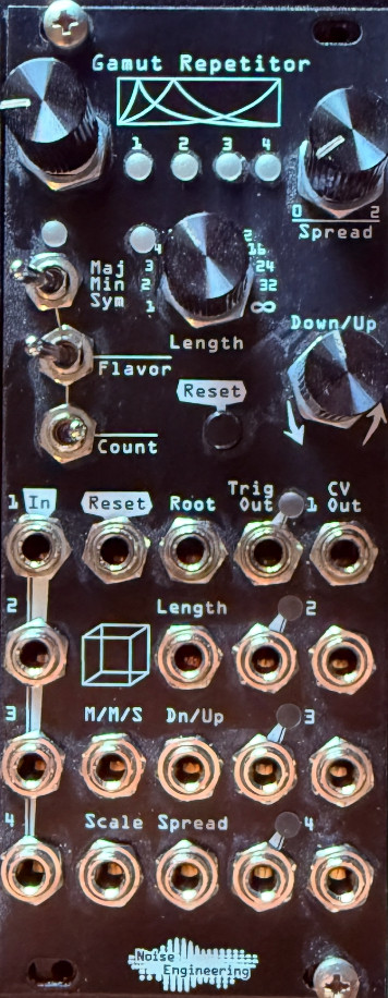 Noise Engineering Gamut Repetitor Eurorack Module - Black