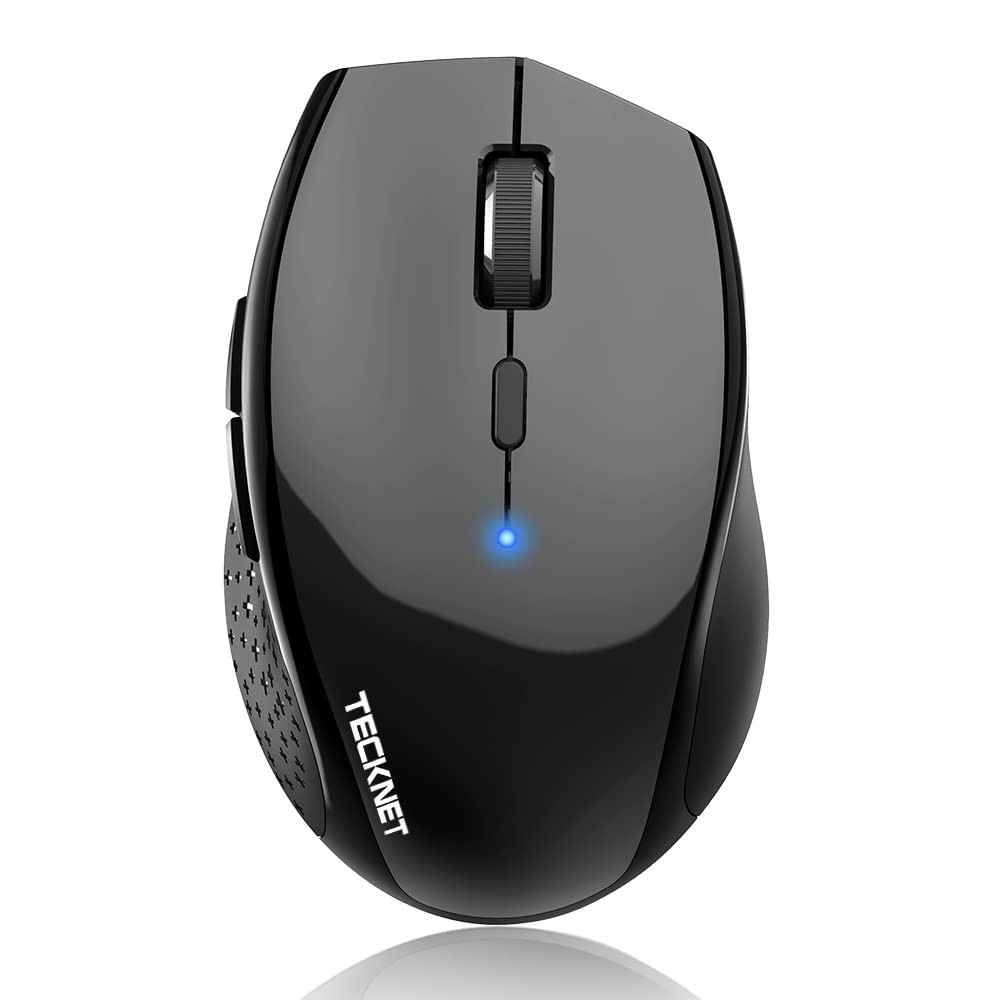 TECKNET Bluetooth Mouse, 4800 DPI Wireless Mouse, 2-Year Battery 6 Adjustable...