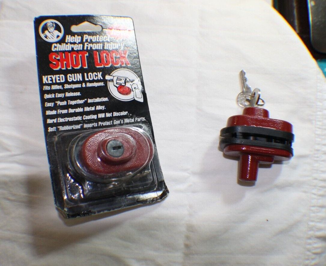 2 ~ Shot Lock Keyed Gun Lock  #5000-KA with keys