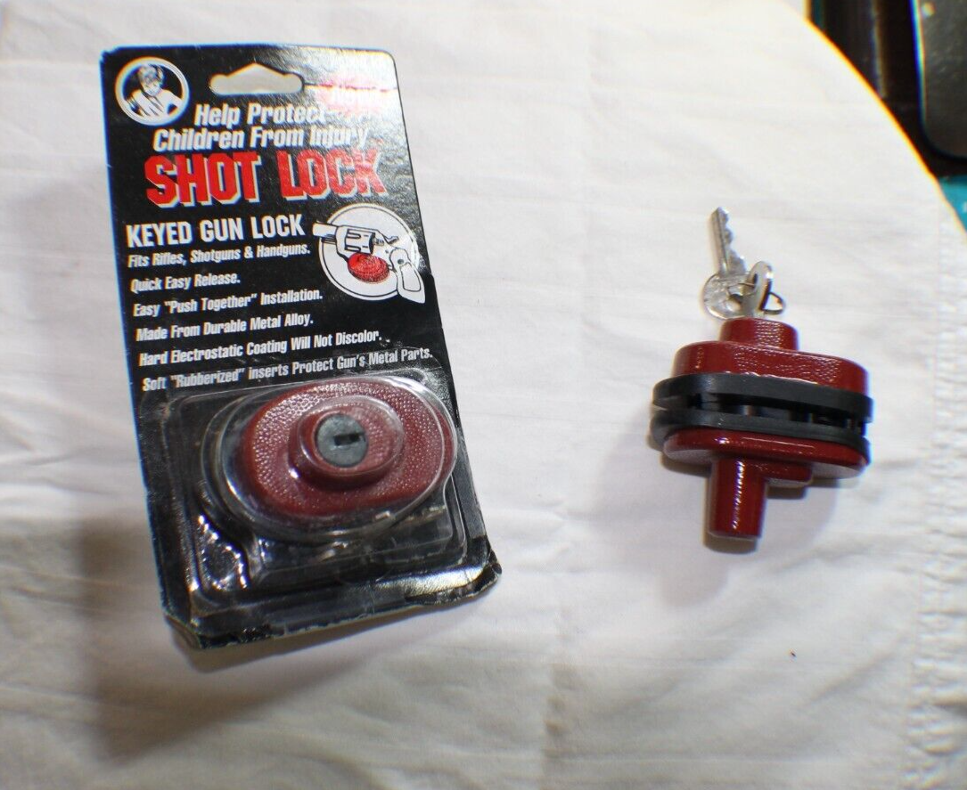 2 ~ Shot Lock Keyed Gun Lock #5000-KA with keys