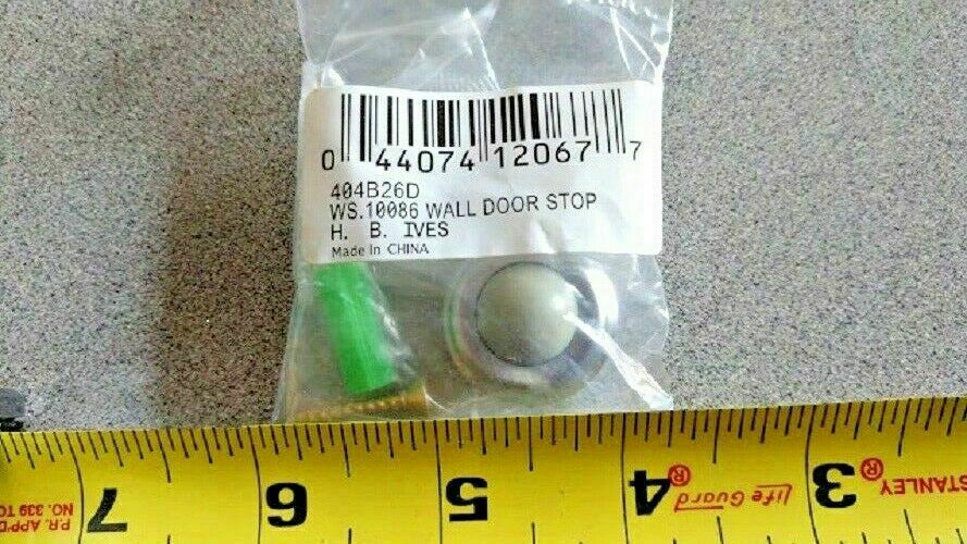 IVES 404 B 26D WALL DOOR STOP DULL CHROME