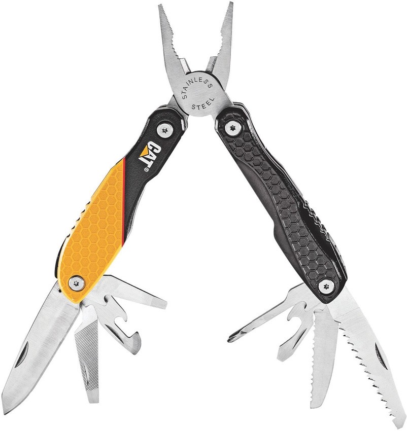 Caterpillar Multi-Function Tool 13-in-1, 4.13" closed. 6.38" overall #CAT980048
