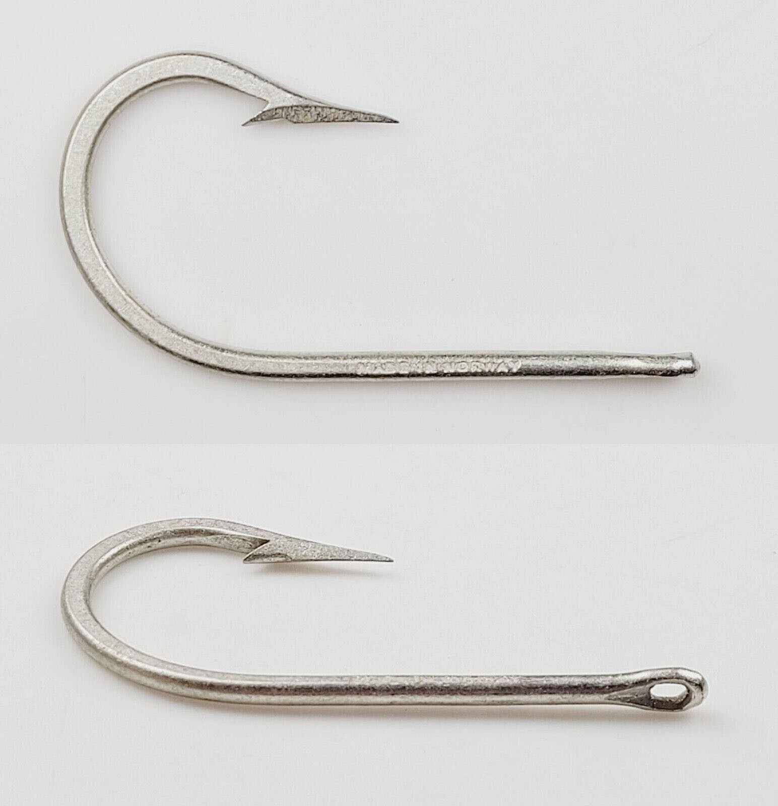 Mustad Needle Eye Hooks 7694-9/0-10 Big Game Saltwater Hook Made in Norway Stock