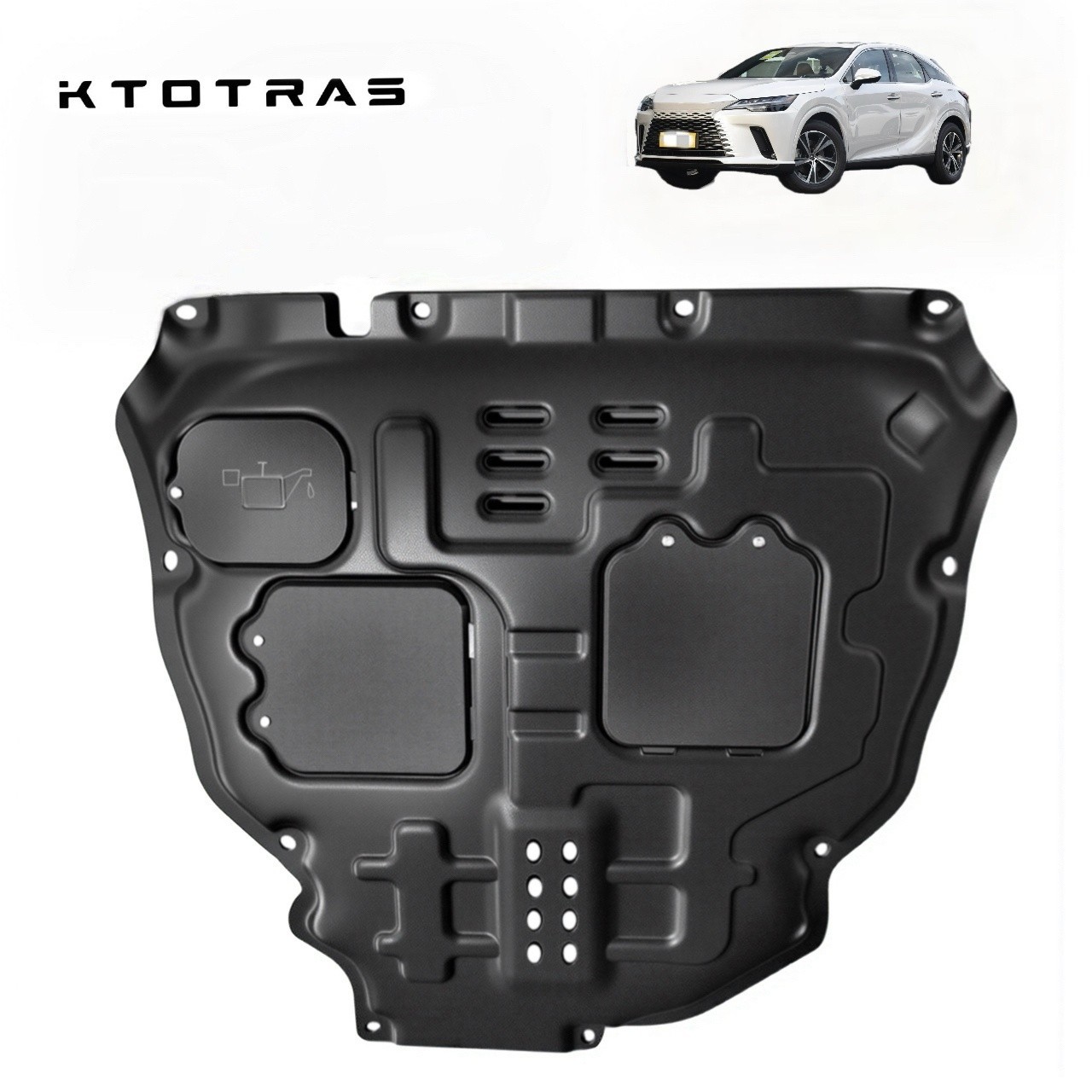 Engine Splash Shield Guard for  Lexus RX350H 2023-2024 - Heavy-Front Skid Plate