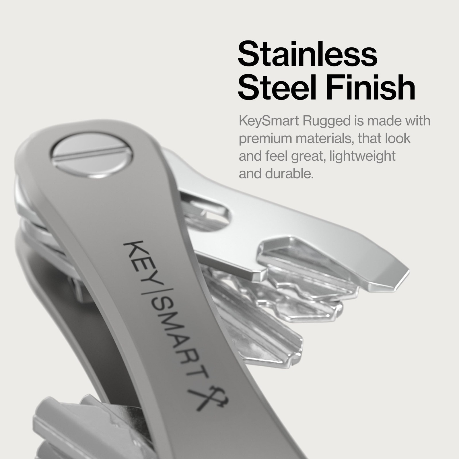 Rugged Keychain Multitool Organizer for EDC | Holds 14 Keys, Durable, Expandable
