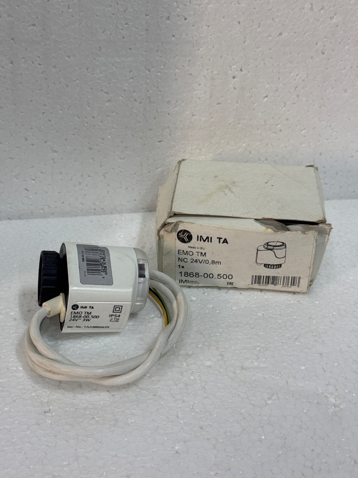 IMI TA EMO-TM NC 24V 1868-00.500 Thermoelectric Actuator (damaged box)
