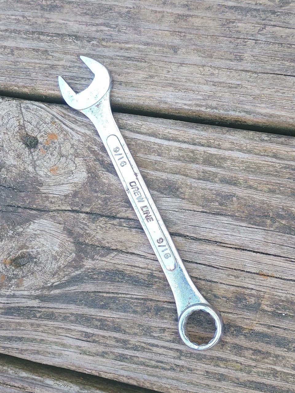 Crew Line 9/16" 12pt Combination Wrench 6.5" Long Taiwan