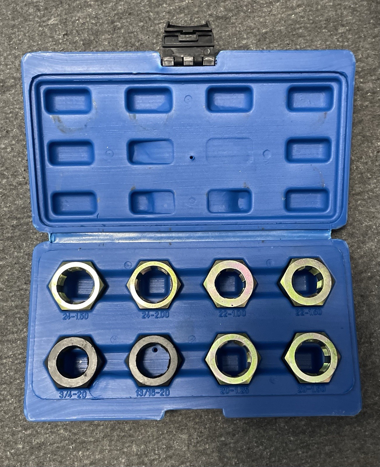 New 8pc Axle Spindle Fractional & Metric Rethreading Set Kit