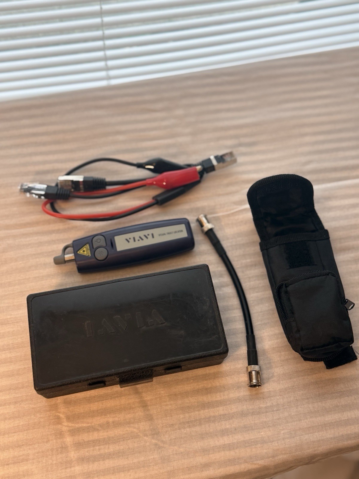 VIAVI OLP-87 PON Power Meter Kit + Fiber Microscope + Accessories Bundle