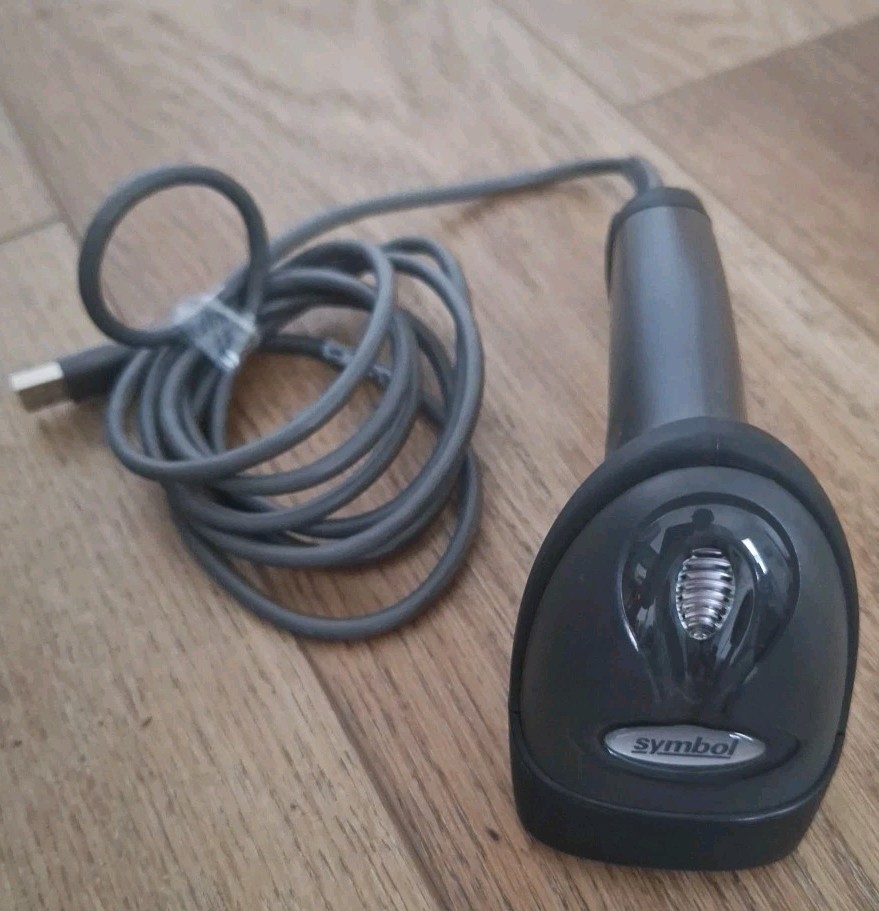 Symbol LS2208-SR20007R-UR Barcode Scanner USB Wired Laser Tested Working
