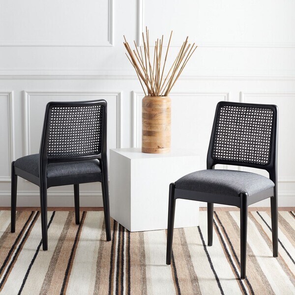 Safavieh REINHARDT RATTAN DINING CHAIR, Reduced Price 2172746268 DCH8800C-SET2