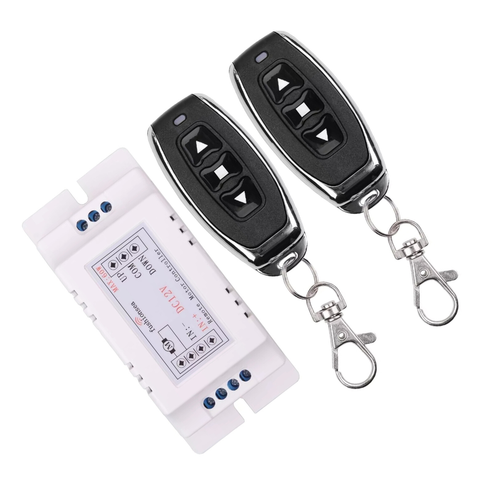 Motor Wireless Remote 12V Switch Universal 2 Channel RF433MHz Remote Control