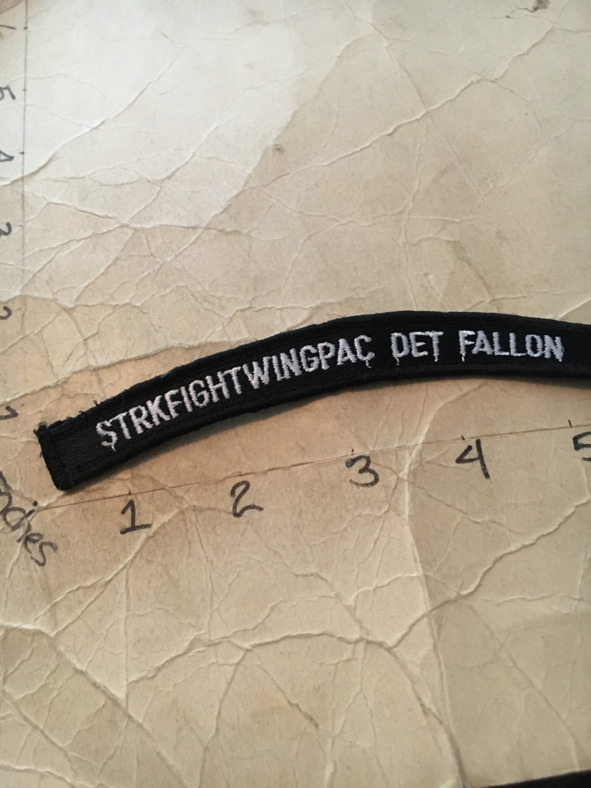 US NAVY SHOULDER STRIP TAB rocker Patch Strkfightwingpac Det Fallon