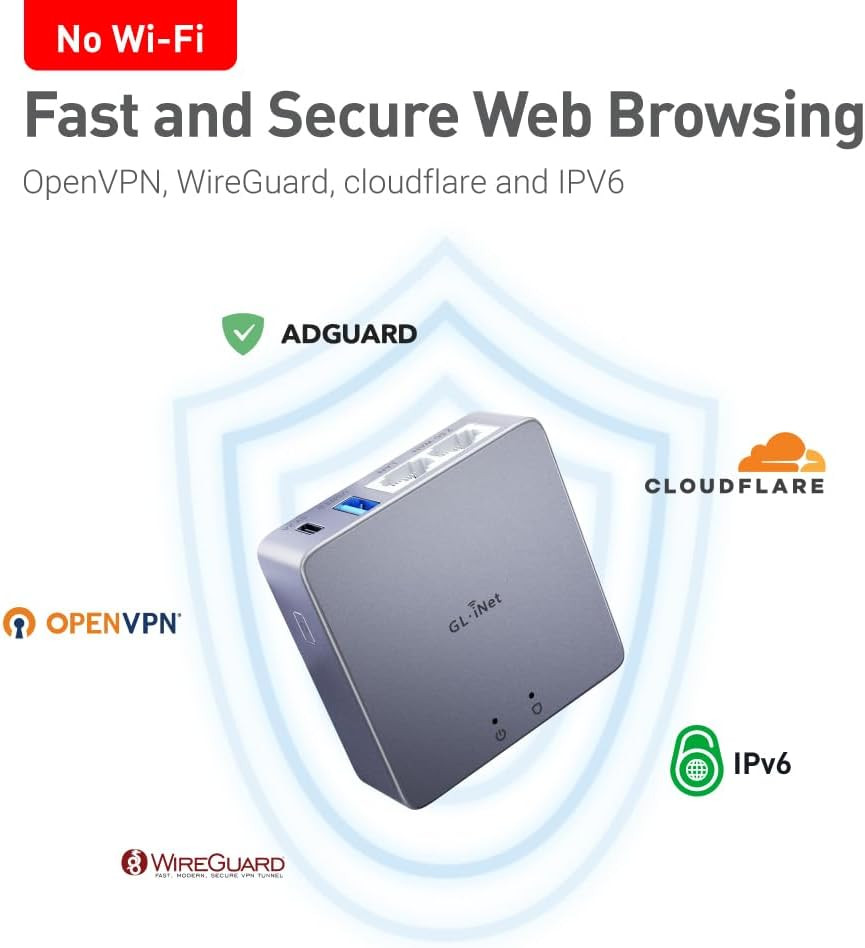 Professional Mini VPN Security Gateway, Home Office Remote Work Site-To-Site